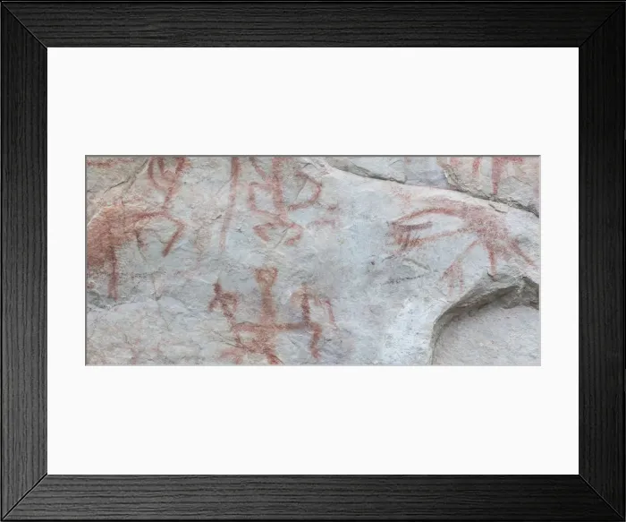 Framed Print : Pictography, Faical, San Ignacio, Cajamarca, Peru, 2015. Creator: Luis Rosendo Framed Print : Pictography, Faical, San Ignacio, Cajamarca, Peru, 2015. Creator: Luis Rosendo