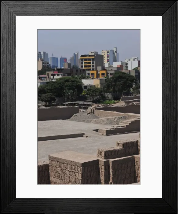 Framed Print : Huaca Pucllana Miraflores, Lima, Peru, 2015. Creator: Luis Rosendo Framed Print : Huaca Pucllana Miraflores, Lima, Peru, 2015. Creator: Luis Rosendo