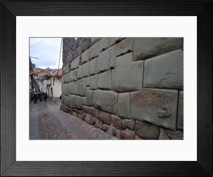 Framed Print : Inca Wall, Cusco, Peru, 2015. Creator: Luis Rosendo Framed Print : Inca Wall, Cusco, Peru, 2015. Creator: Luis Rosendo