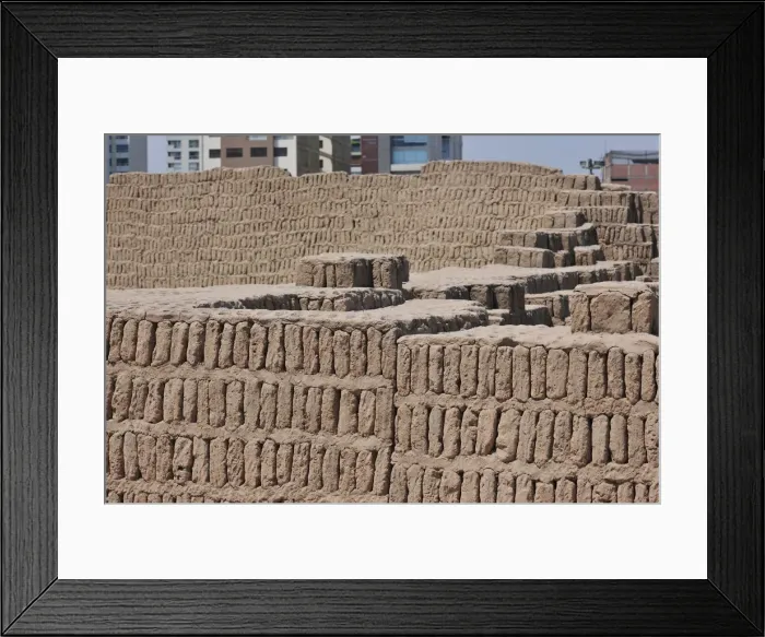 Framed Print : Huaca Pucllana Miraflores, Lima, Peru, 2015. Creator: Luis Rosendo Framed Print : Huaca Pucllana Miraflores, Lima, Peru, 2015. Creator: Luis Rosendo