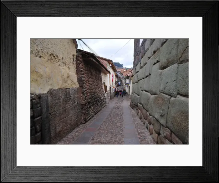 Framed Print : Inca Wall, Cusco, Peru, 2015. Creator: Luis Rosendo Framed Print : Inca Wall, Cusco, Peru, 2015. Creator: Luis Rosendo