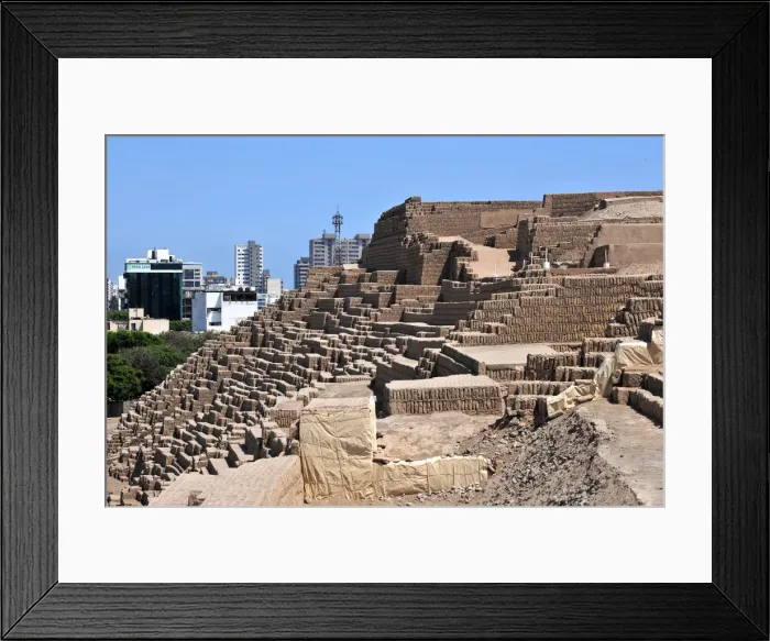 Framed Print : Huaca Pucllana Miraflores, Lima, Peru, 2015. Creator: Luis Rosendo Framed Print : Huaca Pucllana Miraflores, Lima, Peru, 2015. Creator: Luis Rosendo