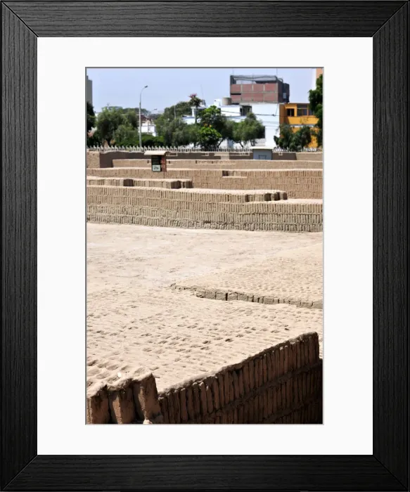 Framed Print : Huaca Pucllana Miraflores, Lima, Peru, 2015. Creator: Luis Rosendo Framed Print : Huaca Pucllana Miraflores, Lima, Peru, 2015. Creator: Luis Rosendo