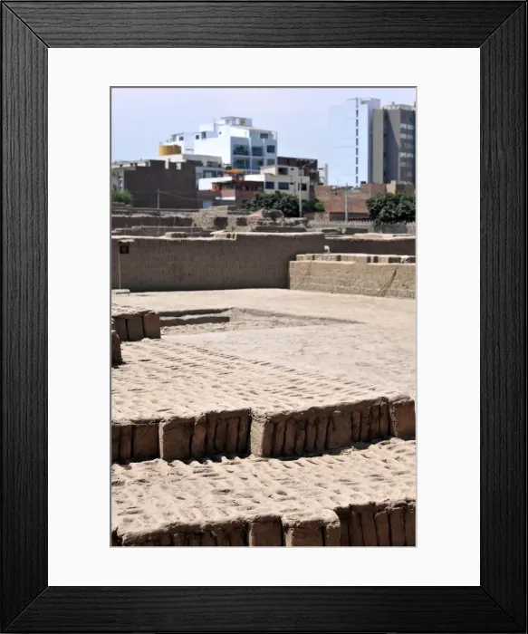 Framed Print : Huaca Pucllana Miraflores, Lima, Peru, 2015. Creator: Luis Rosendo Framed Print : Huaca Pucllana Miraflores, Lima, Peru, 2015. Creator: Luis Rosendo