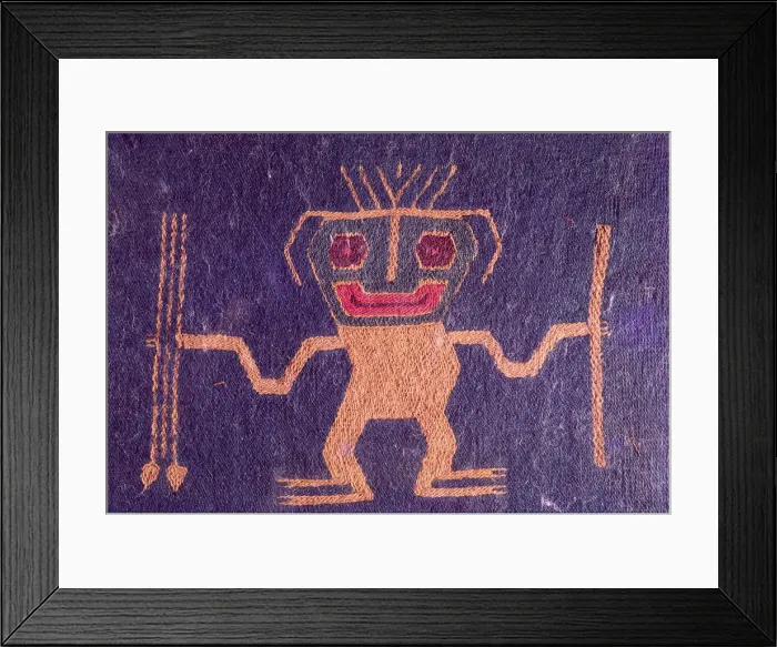 Framed Print : Textiles, Paracas Culture, Peru, 2015. Creator: Luis Rosendo Framed Print : Textiles, Paracas Culture, Peru, 2015. Creator: Luis Rosendo
