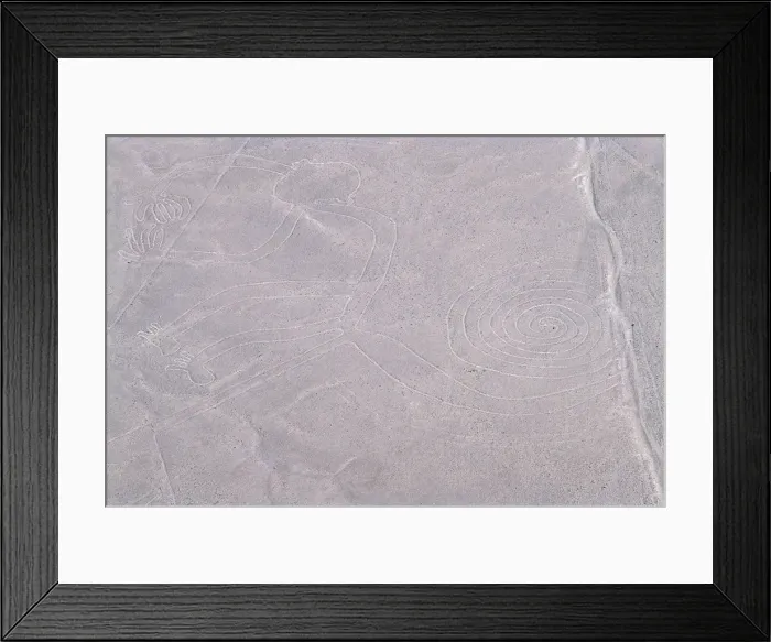 Framed Print : The Monkey, Nazca Lines, Ica, Peru, 2015. Creator: Luis Rosendo Framed Print : The Monkey, Nazca Lines, Ica, Peru, 2015. Creator: Luis Rosendo