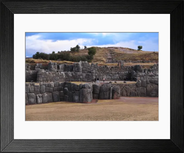 Framed Print : Sacsahuaman Fortress, Cusco, Peru, 2015. Creator: Luis Rosendo Framed Print : Sacsahuaman Fortress, Cusco, Peru, 2015. Creator: Luis Rosendo