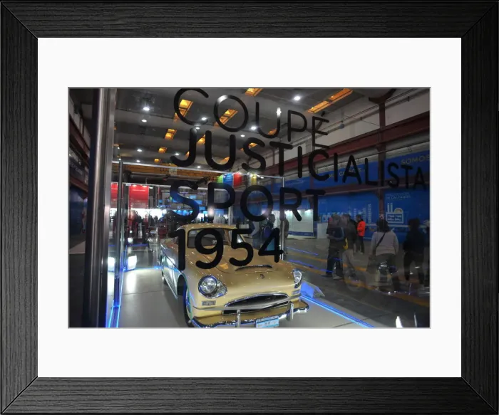Framed Print : Perons Car, Coche Justicialista, 2015. Creator: Luis Rosendo