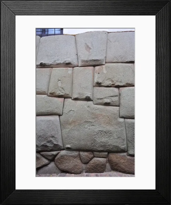 Framed Print : Inca Wall, Cusco, Peru, 2015. Creator: Luis Rosendo Framed Print : Inca Wall, Cusco, Peru, 2015. Creator: Luis Rosendo