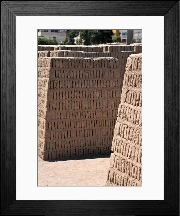 Framed Print : Huaca Pucllana Miraflores, Lima, Peru, 2015. Creator: Luis Rosendo