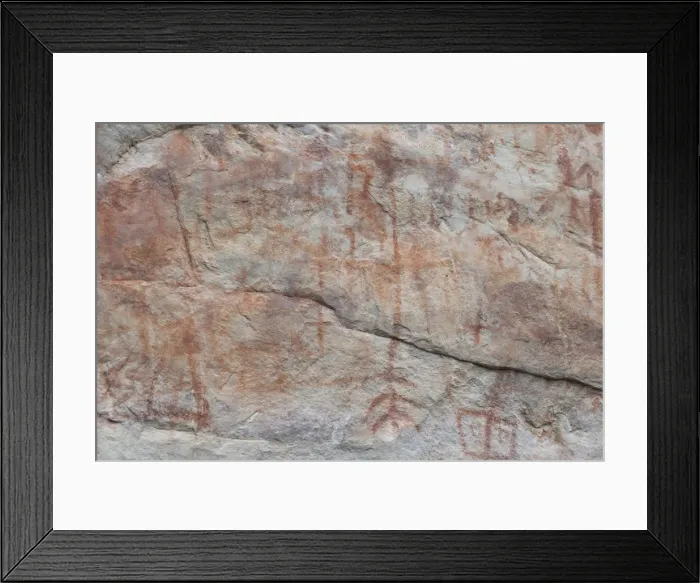 Framed Print : Pictography, Faical, San Ignacio, Cajamarca, Peru, 2015. Creator: Luis Rosendo Framed Print : Pictography, Faical, San Ignacio, Cajamarca, Peru, 2015. Creator: Luis Rosendo