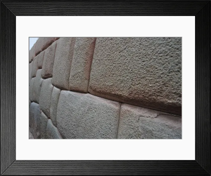 Framed Print : Inca Wall, Cusco, Peru, 2015. Creator: Luis Rosendo Framed Print : Inca Wall, Cusco, Peru, 2015. Creator: Luis Rosendo