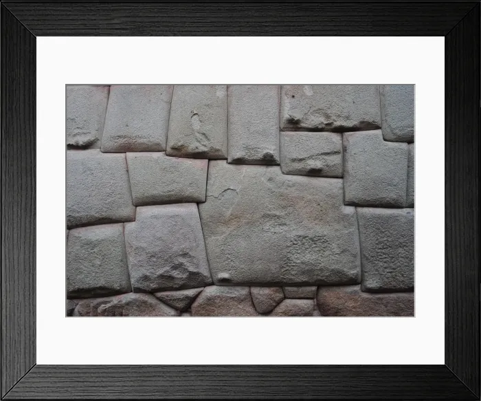 Framed Print : Inca Wall, Cusco, Peru, 2015. Creator: Luis Rosendo Framed Print : Inca Wall, Cusco, Peru, 2015. Creator: Luis Rosendo
