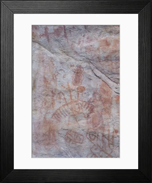 Framed Print : Pictography, Faical, San Ignacio, Cajamarca, Peru, 2015. Creator: Luis Rosendo Framed Print : Pictography, Faical, San Ignacio, Cajamarca, Peru, 2015. Creator: Luis Rosendo