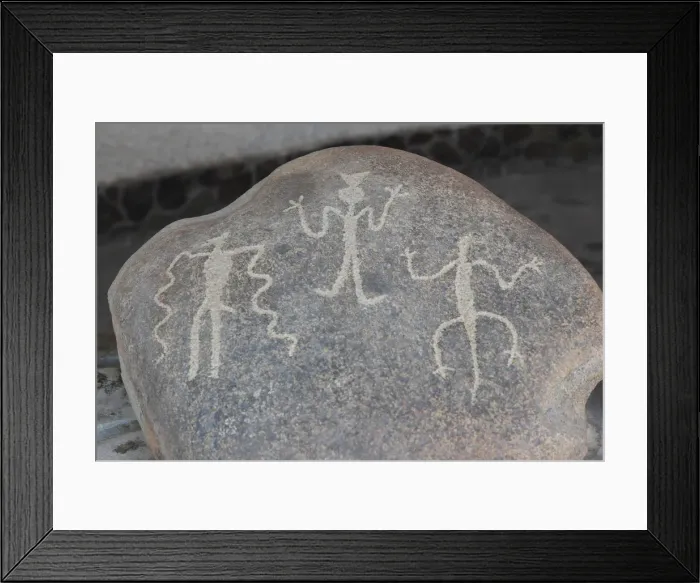 Framed Print : Stone Figures, Miculla Sacred Valley, Tacna, Peru, 2015. Creator: Luis Rosendo Framed Print : Stone Figures, Miculla Sacred Valley, Tacna, Peru, 2015. Creator: Luis Rosendo