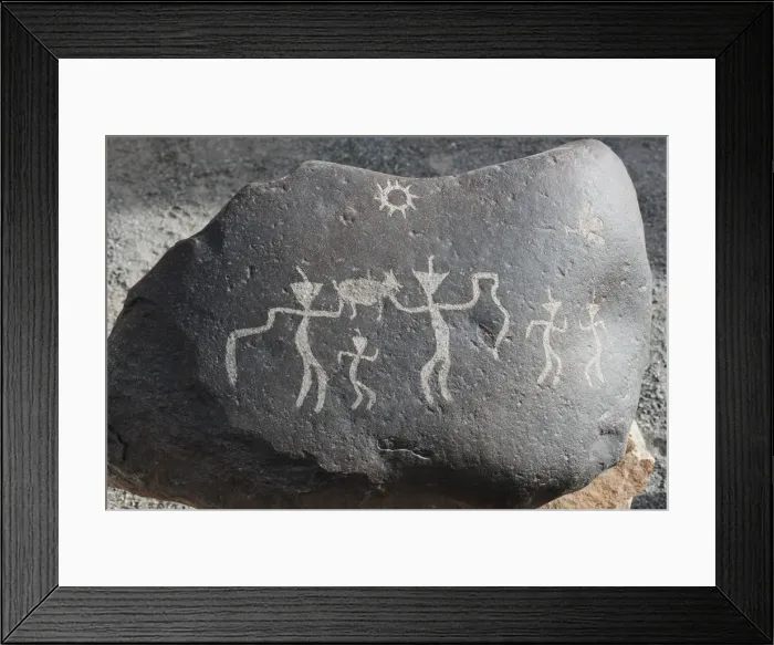 Framed Print : Stone Figures, Miculla Sacred Valley, Tacna, Peru, 2015. Creator: Luis Rosendo Framed Print : Stone Figures, Miculla Sacred Valley, Tacna, Peru, 2015. Creator: Luis Rosendo