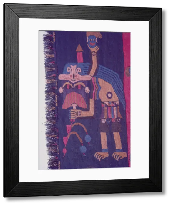 Framed Print : Textiles, Paracas Culture, Peru, 2015. Creator: Luis Rosendo Framed Print : Textiles, Paracas Culture, Peru, 2015. Creator: Luis Rosendo