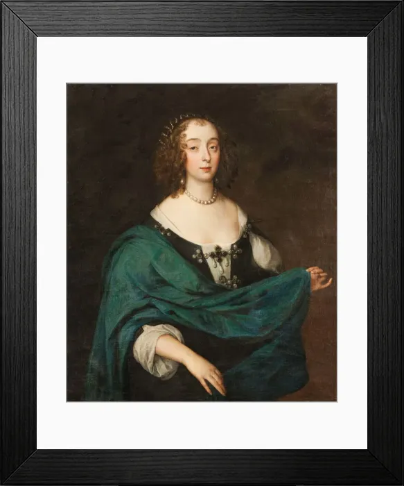 Framed Print : Mary Stewart, Duchess of Richmond and Duchess of Lennox (1622-1685), c. 1640. Creator: Anonymous Framed Print : Mary Stewart, Duchess of Richmond and Duchess of Lennox (1622-1685), c. 1640. Creator: Anonymous