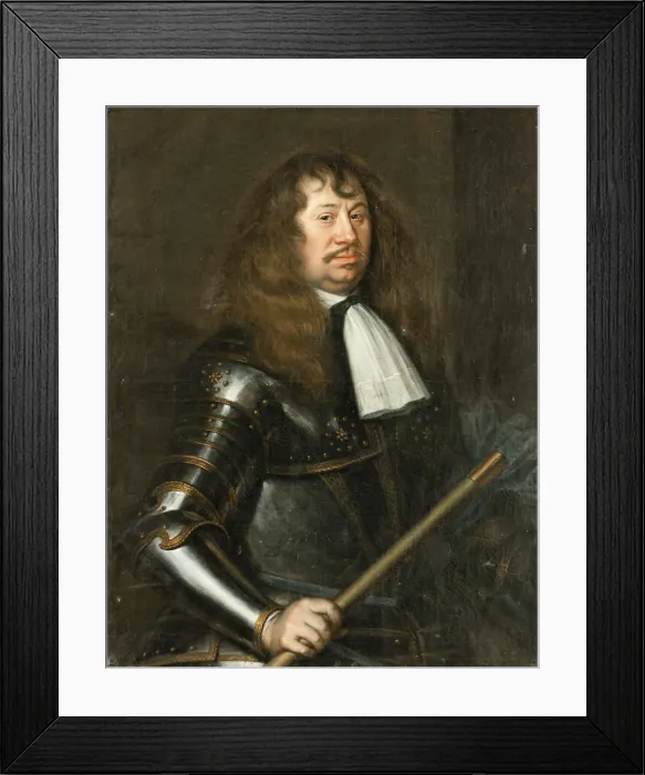 Framed Print : Portrait of Carl Gustav Wrangel (1613-1676), Count of Salmis, 1662. Creator: Merian Framed Print : Portrait of Carl Gustav Wrangel (1613-1676), Count of Salmis, 1662. Creator: Merian