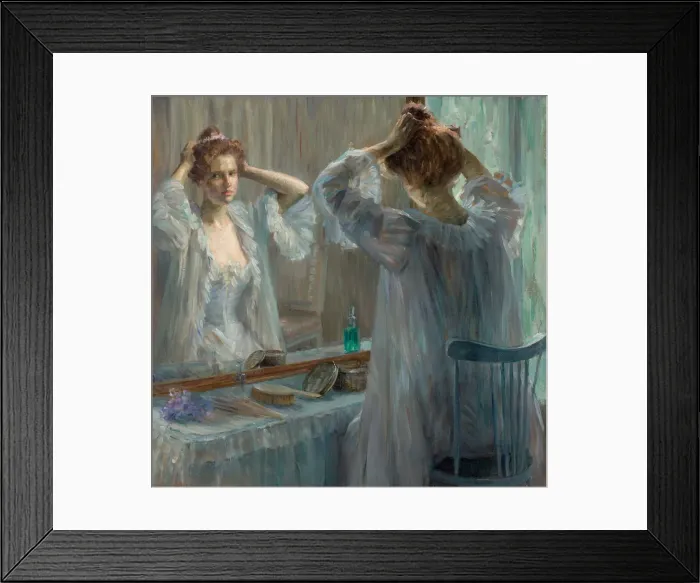 Framed Print : La Toilette, 1898. Creator: Breslau, Louise-Catherine (1856-1927) Framed Print : La Toilette, 1898. Creator: Breslau, Louise-Catherine (1856-1927)