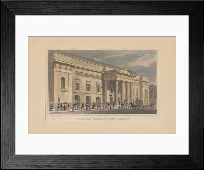 Framed Print : Theatre Royal Covent Garden, c. 1830. Creator: Shepherd, Thomas Hosmer (1792-1864) Framed Print : Theatre Royal Covent Garden, c. 1830. Creator: Shepherd, Thomas Hosmer (1792-1864)