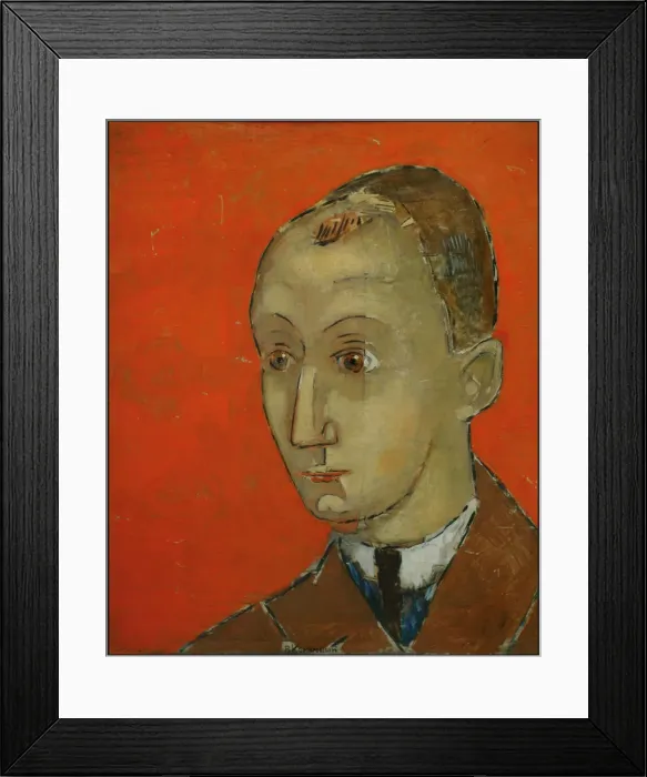 Framed Print : Self-Portrait, 1920s. Creator: Komarovsky, Vladimir Alexeevich (1883-1937) Framed Print : Self-Portrait, 1920s. Creator: Komarovsky, Vladimir Alexeevich (1883-1937)