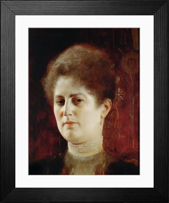 Framed Print : Portrait of a woman, 1894. Creator: Klimt, Gustav (1862-1918) Framed Print : Portrait of a woman, 1894. Creator: Klimt, Gustav (1862-1918)