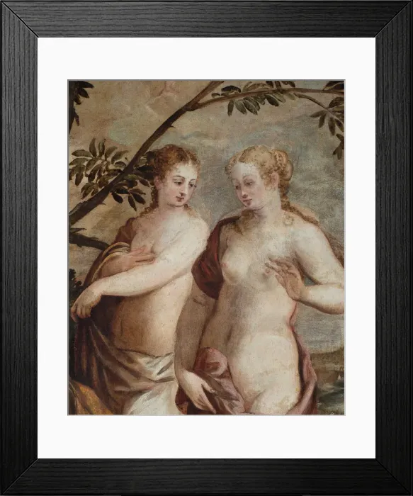 Framed Print : The Judgement of Paris (Detail). Creator: Tintoretto, Jacopo (1518-1594) Framed Print : The Judgement of Paris (Detail). Creator: Tintoretto, Jacopo (1518-1594)