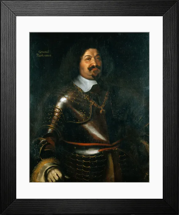 Framed Print : Portrait of Prince Octavio Piccolomini (1599-1656), Duke of Amalfi, 1649. Creator: Merian Framed Print : Portrait of Prince Octavio Piccolomini (1599-1656), Duke of Amalfi, 1649. Creator: Merian