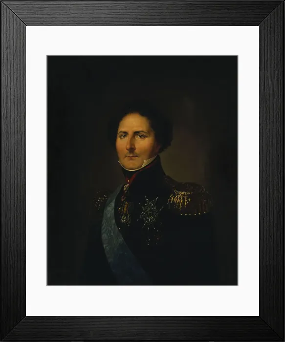 Framed Print : Portrait of Charles XIV John (1763-1844), King of Sweden, 1831. Creator: Sodermark