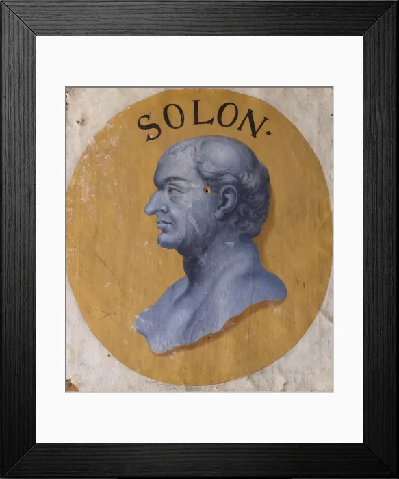 Framed Print : Solon, c. 1670. Creator: Sandrart, Joachim, von (1606-1688) Framed Print : Solon, c. 1670. Creator: Sandrart, Joachim, von (1606-1688)