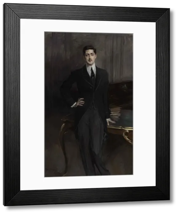 Framed Print : Portrait of Count Sergey Platonovich Zubov (1881-1964), 1913. Creator: Boldini, Giovanni Framed Print : Portrait of Count Sergey Platonovich Zubov (1881-1964), 1913. Creator: Boldini, Giovanni