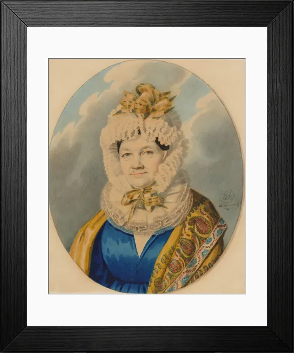 Framed Print : Countess Natalia Fyodorovna Gorchakova, Early 1830s. Creator: Hampeln, Carl, von (1794-after 1880) Framed Print : Countess Natalia Fyodorovna Gorchakova, Early 1830s. Creator: Hampeln, Carl, von (1794-after 1880)