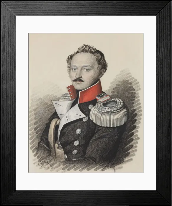 Framed Print : Portrait of Alexander Stepanovich Talyzin (1795-1858), End 1820s. Creator: Hampeln Framed Print : Portrait of Alexander Stepanovich Talyzin (1795-1858), End 1820s. Creator: Hampeln