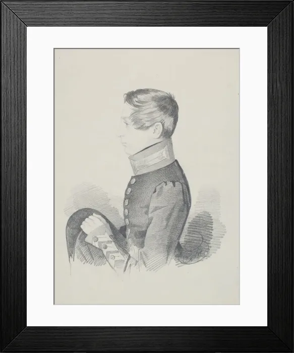 Framed Print : Portrait of Count N. M. Golitsyn, 1830s. Creator: Hampeln, Carl, von (1794-after 1880) Framed Print : Portrait of Count N. M. Golitsyn, 1830s. Creator: Hampeln, Carl, von (1794-after 1880)