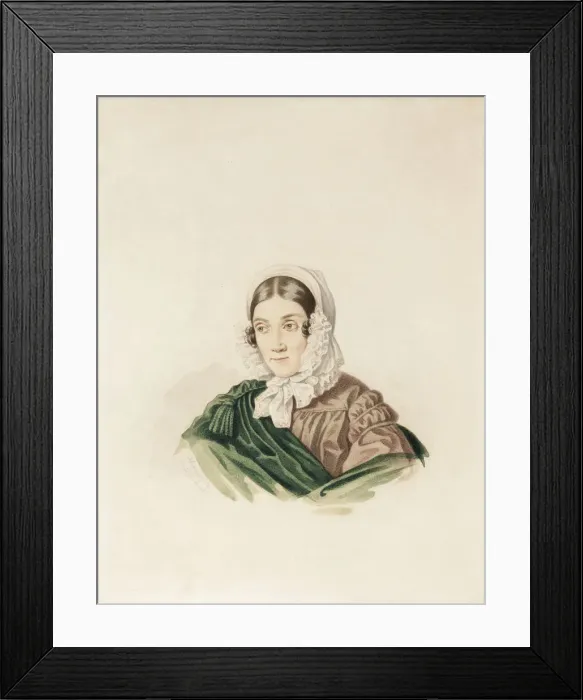 Framed Print : Portrait of Tatiana Petrovna Lvova (1789-1848), nee Poltoratskaya, 1830s. Creator: Hampeln Framed Print : Portrait of Tatiana Petrovna Lvova (1789-1848), nee Poltoratskaya, 1830s. Creator: Hampeln