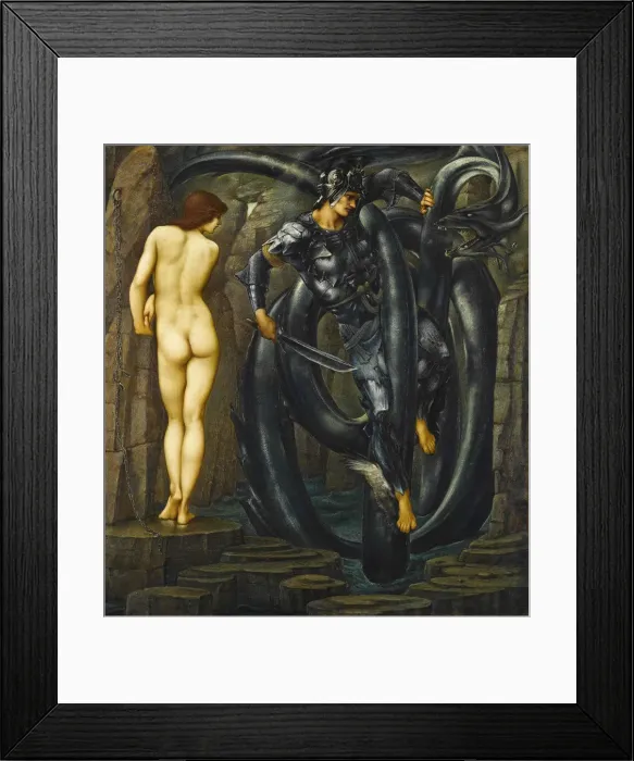Framed Print : The Doom Fulfilled, 1888. Creator: Burne-Jones, Sir Edward Coley (1833-1898) Framed Print : The Doom Fulfilled, 1888. Creator: Burne-Jones, Sir Edward Coley (1833-1898)