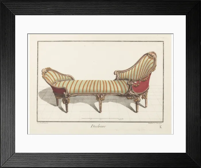 Framed Print : Duchesse. Nouvelle Iconologie Historique ou Attributes Hierogliphyques, c. 1768. Creator: Delafosse Framed Print : Duchesse. Nouvelle Iconologie Historique ou Attributes Hierogliphyques, c. 1768. Creator: Delafosse
