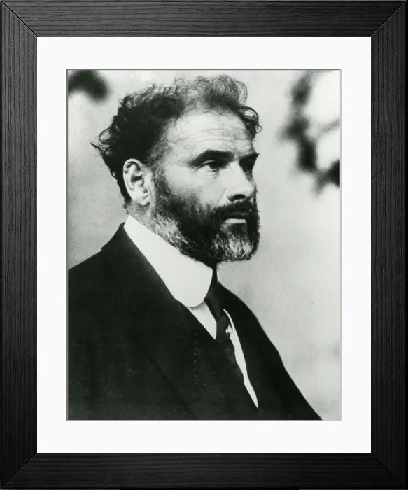 Framed Print : Portrait of Gustav Klimt, c. 1916. Creator: Anonymous Framed Print : Portrait of Gustav Klimt, c. 1916. Creator: Anonymous