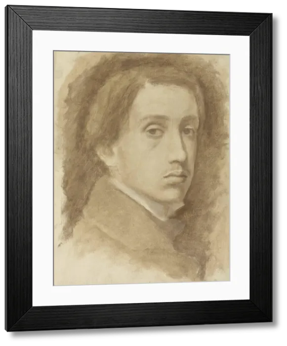 Framed Print : Self-Portrait, ca 1854. Creator: Degas, Edgar (1834-1917) Framed Print : Self-Portrait, ca 1854. Creator: Degas, Edgar (1834-1917)