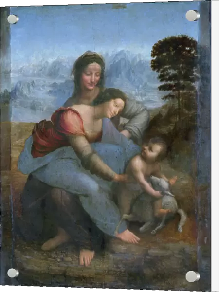 The Virgin and Child with Saint Anne, c. 1508. Creator: Leonardo da Vinci (1452-1519)