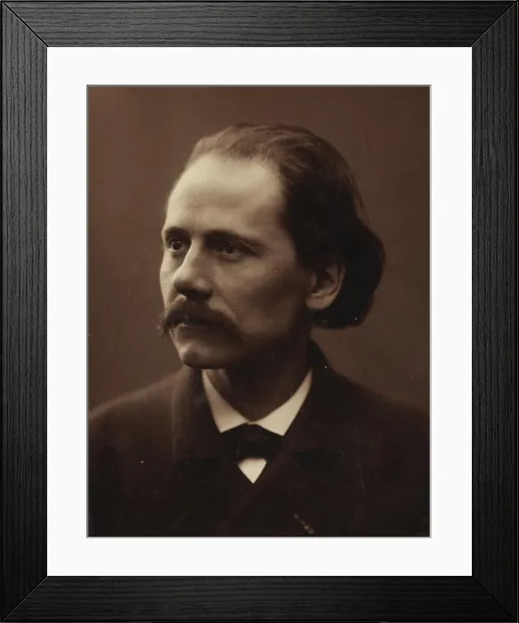 Framed Print : Portrait of the composer Jules Massenet (1842-1912), 1881. Creator: Anonymous Framed Print : Portrait of the composer Jules Massenet (1842-1912), 1881. Creator: Anonymous