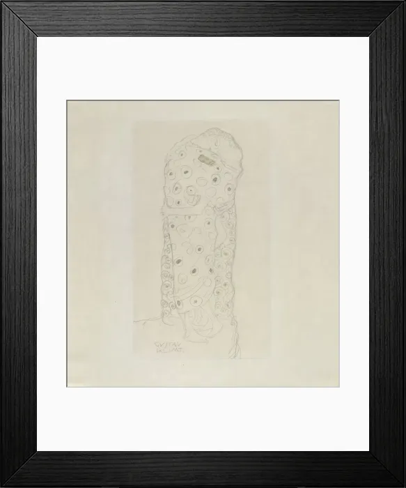 Framed Print : Standing Pair of Lovers, 1907-1908. Creator: Klimt, Gustav (1862-1918) Framed Print : Standing Pair of Lovers, 1907-1908. Creator: Klimt, Gustav (1862-1918)