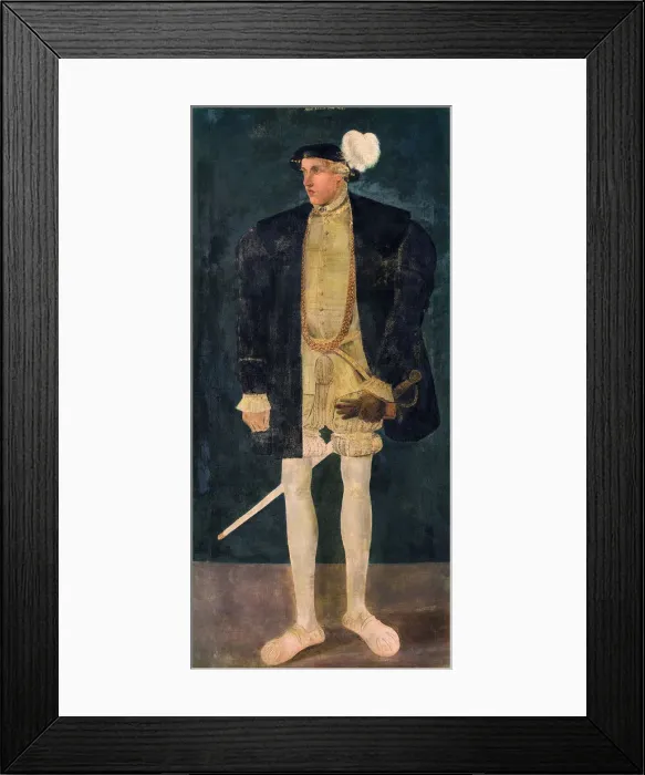 Framed Print : Portrait of Johann V (Hanns) of Liechtenstein. Creator: Anonymous Framed Print : Portrait of Johann V (Hanns) of Liechtenstein. Creator: Anonymous