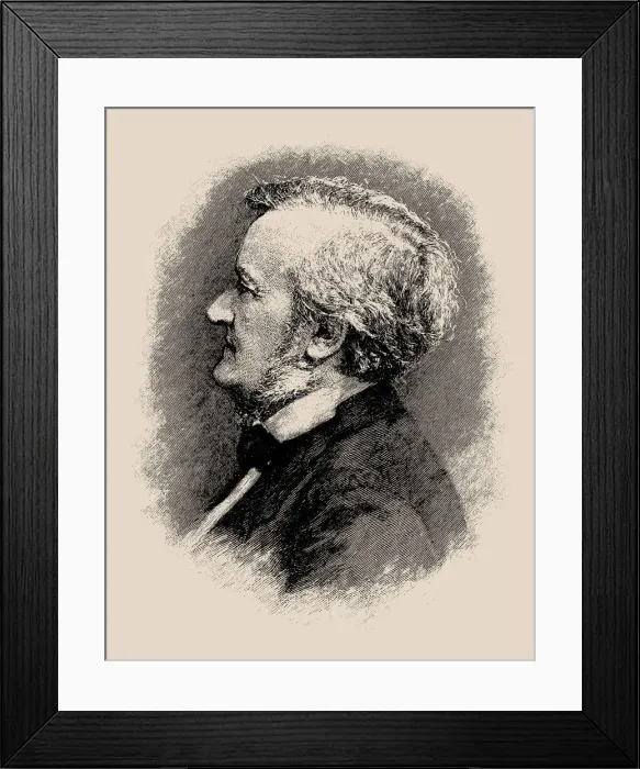 Framed Print : Portrait of the composer Richard Wagner (1813-1883), 1900s-1910s. Creator: Diefenbach Framed Print : Portrait of the composer Richard Wagner (1813-1883), 1900s-1910s. Creator: Diefenbach