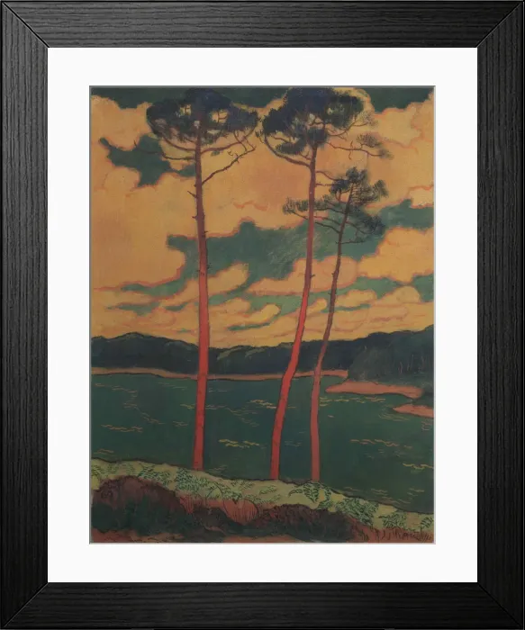 Framed Print : Les Pins rouges, 1888. Creator: Lacombe, Georges (1868-1916) Framed Print : Les Pins rouges, 1888. Creator: Lacombe, Georges (1868-1916)