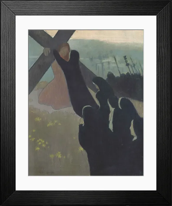 Framed Print : Le Calvaire ou Montee au calvaire, 1889. Creator: Denis, Maurice (1870-1943) Framed Print : Le Calvaire ou Montee au calvaire, 1889. Creator: Denis, Maurice (1870-1943)
