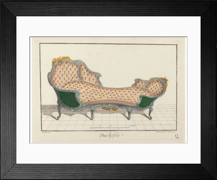 Framed Print : Duchesse. Nouvelle Iconologie Historique ou Attributes Hierogliphyques, c. 1768. Creator: Delafosse Framed Print : Duchesse. Nouvelle Iconologie Historique ou Attributes Hierogliphyques, c. 1768. Creator: Delafosse