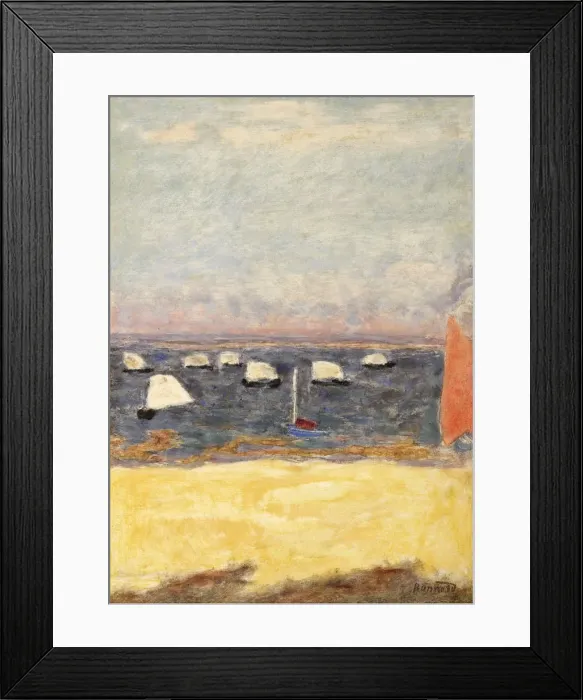Framed Print : Les Voiliers, regates, ca 1932. Creator: Bonnard, Pierre (1867-1947) Framed Print : Les Voiliers, regates, ca 1932. Creator: Bonnard, Pierre (1867-1947)