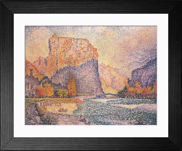 Framed Print : Castellane, 1902. Creator: Signac, Paul (1863-1935) Framed Print : Castellane, 1902. Creator: Signac, Paul (1863-1935)